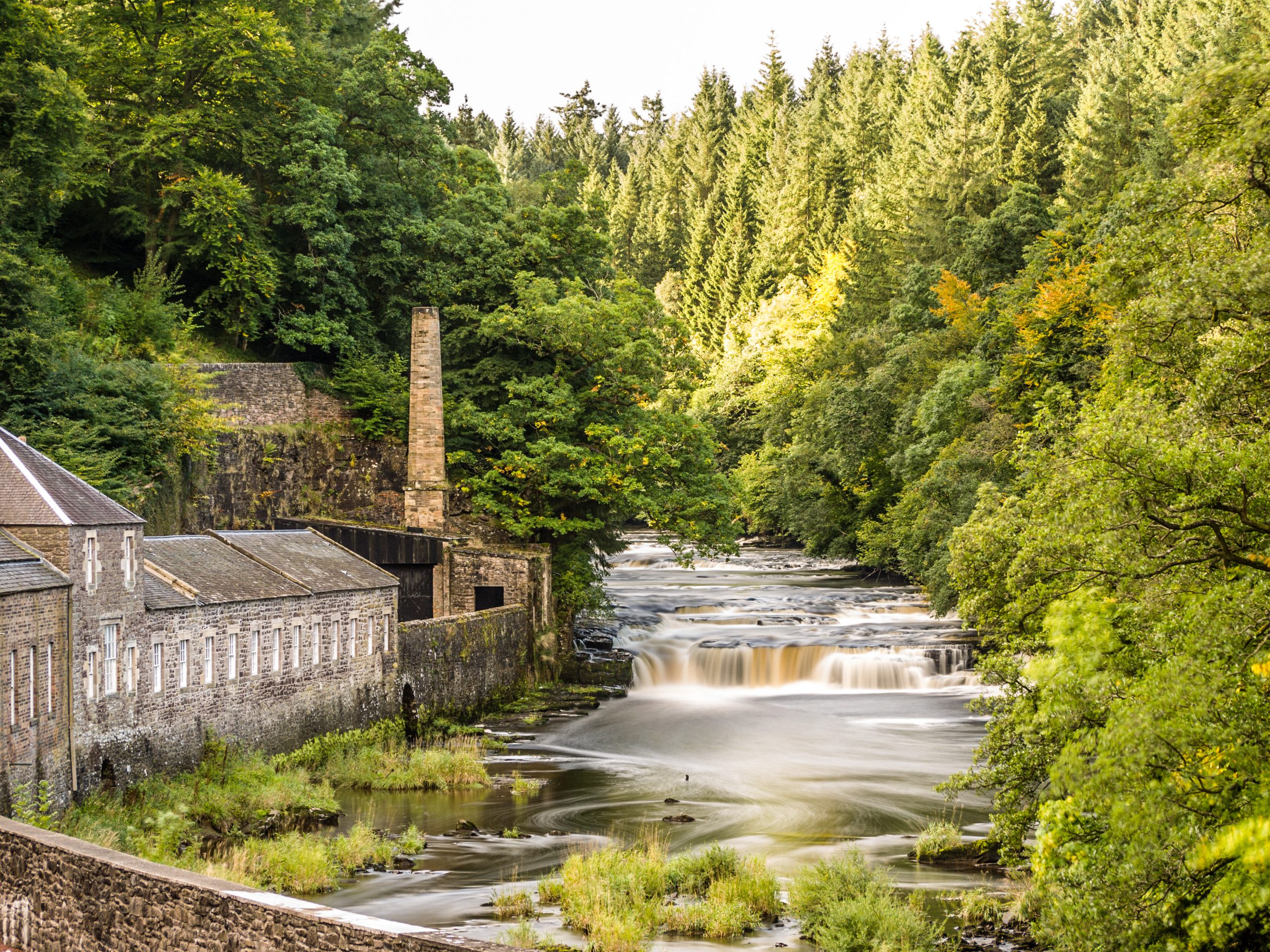 New Lanark Dyeworks Retort House Chimney scaled