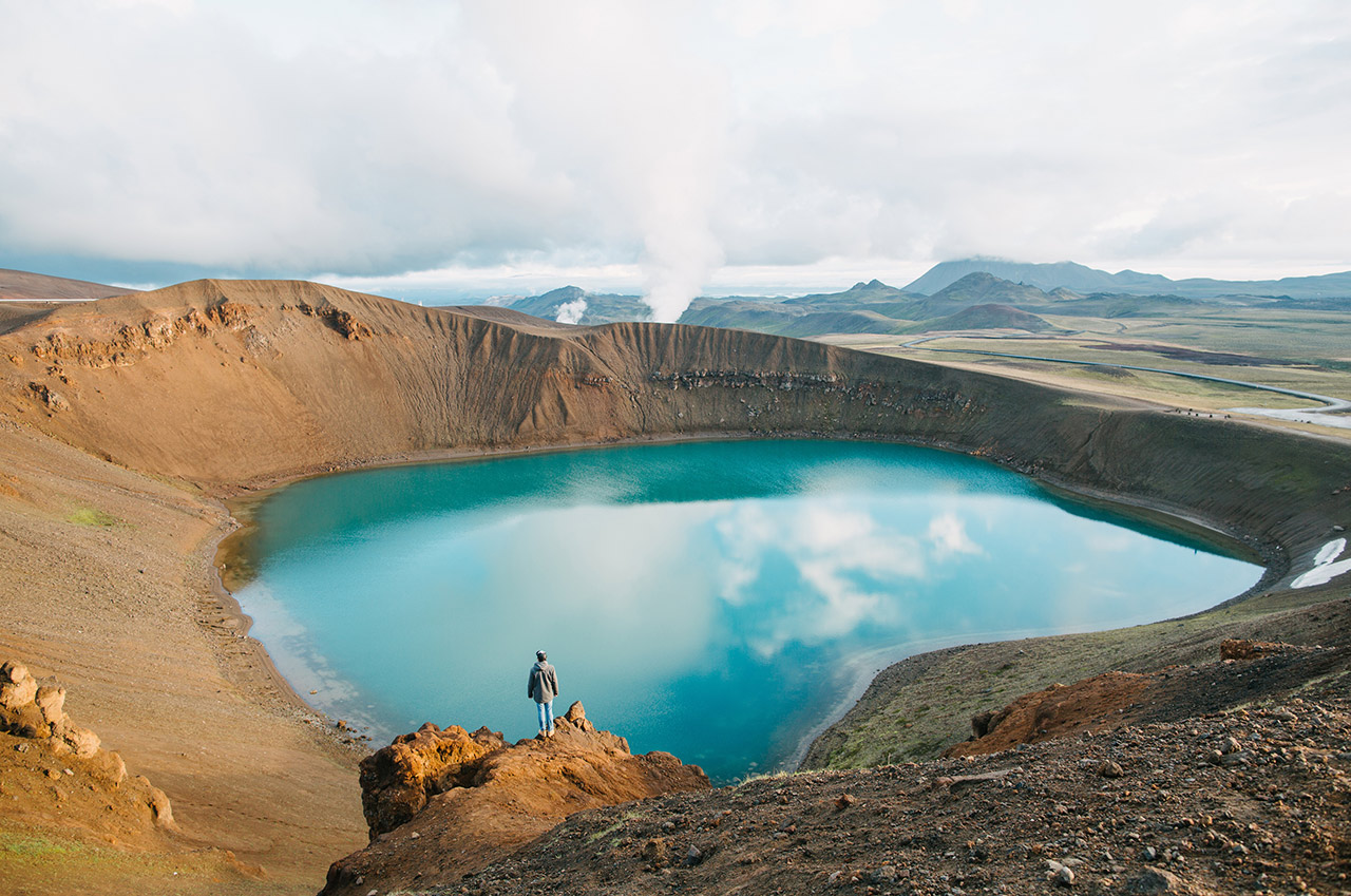 viaggi islanda vulcano lago self drive luxury travel