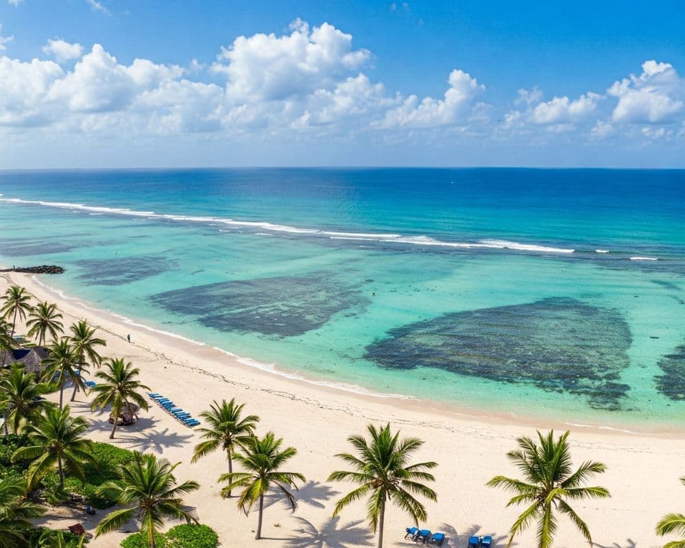 viaggio costa kenya africa giovani dream packer avventura spiagga sabbia bianca