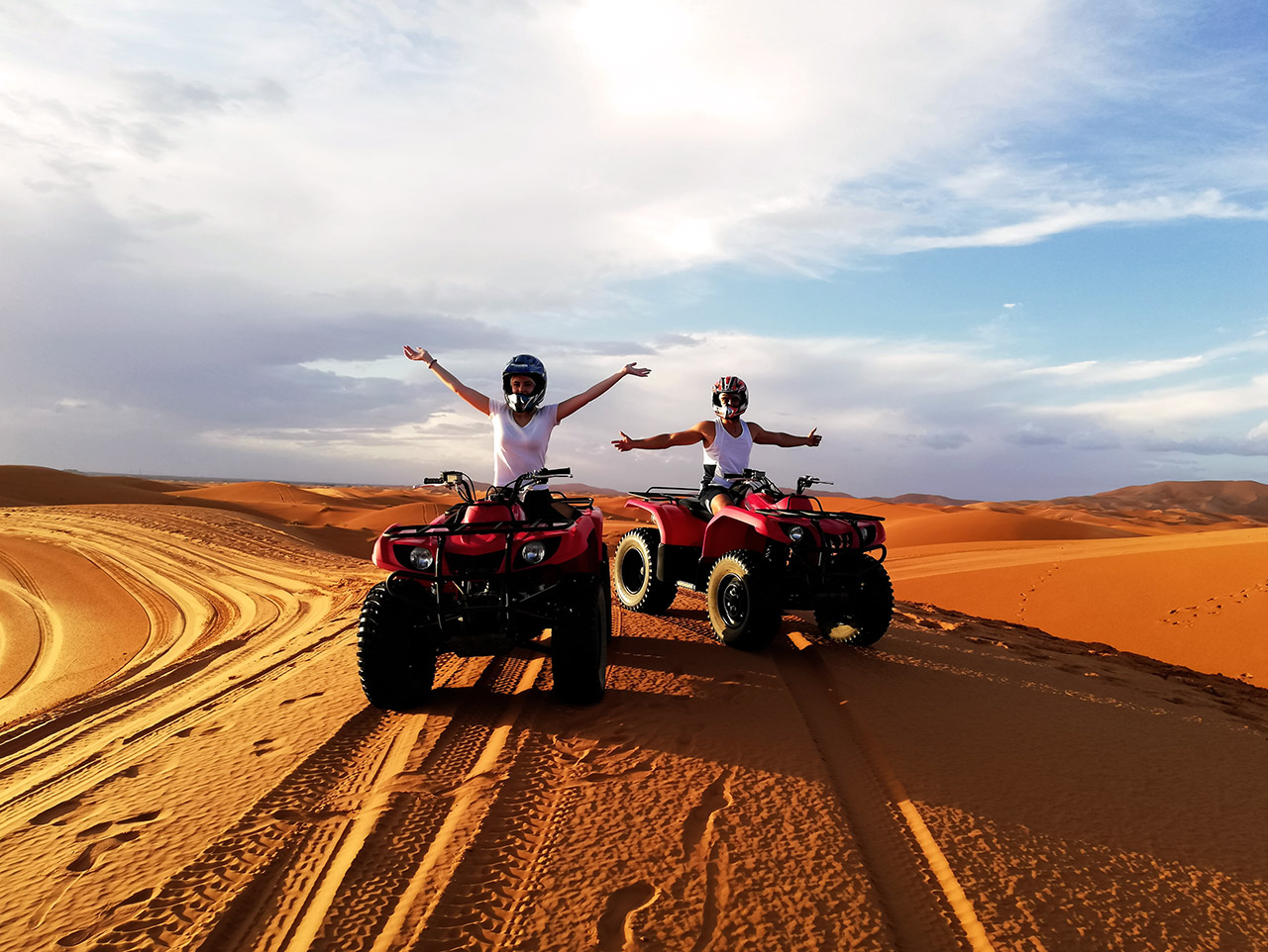 viaggio sharm el sheikh quad moto deserto tour land sea
