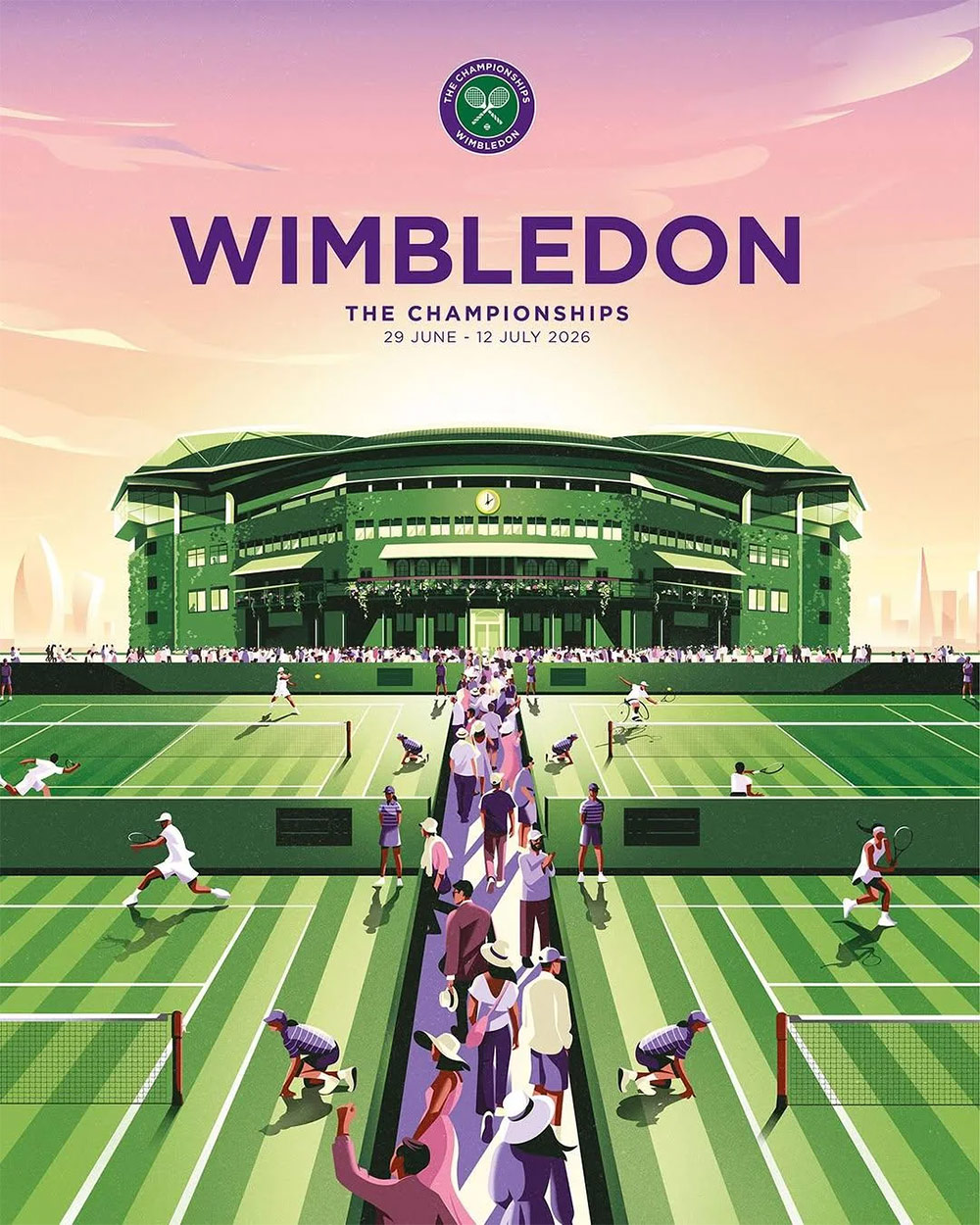 londra torneo tennis wimbledon 2026 prato verde