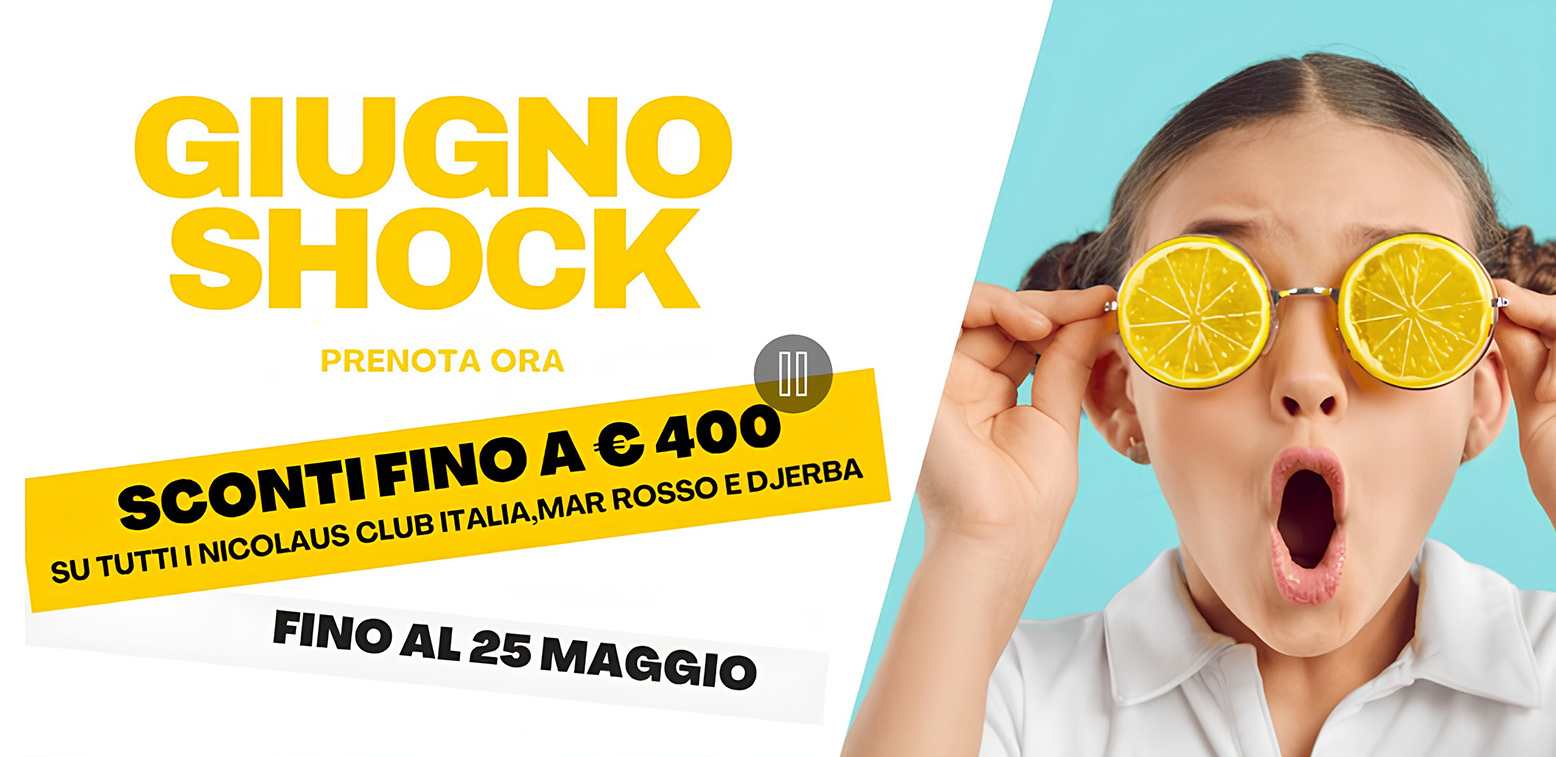 promo shock valtur nicolaus vacanze giugno villaggi club animazione italia mare djerba mar rosso3