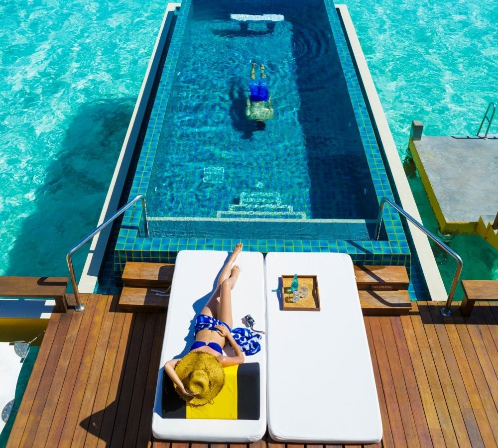 viaggio di nozze maldive oceano indiano mare piscina privata per due lodge