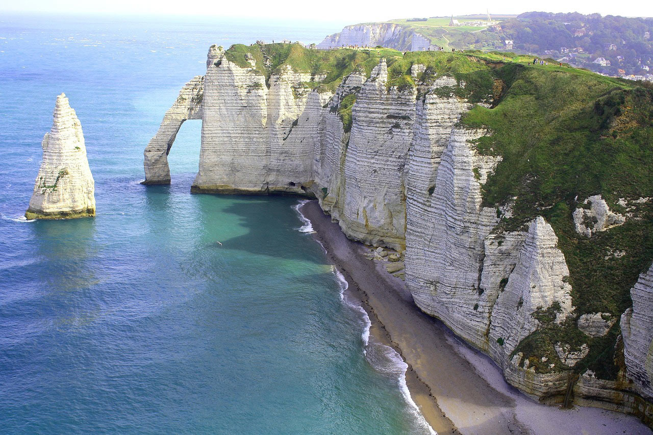 viaggio francia normandia falesie bianche costa