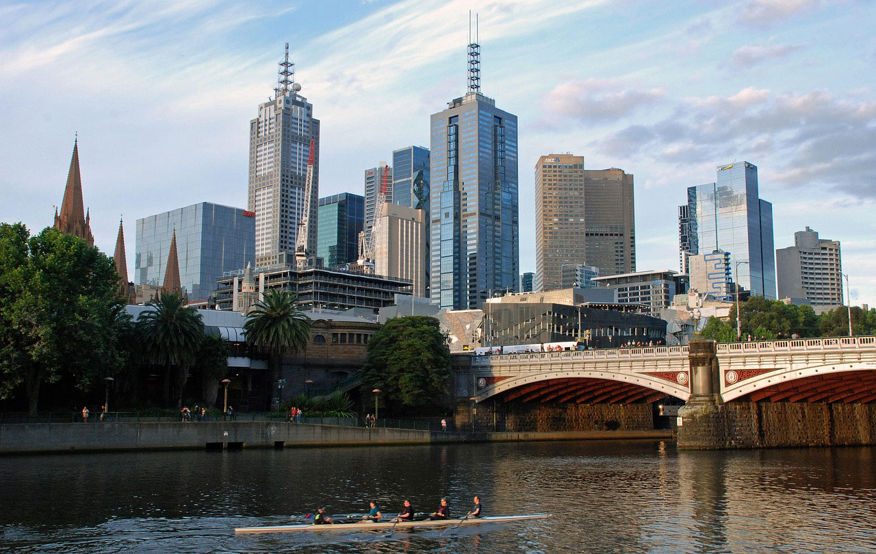 viaggio tour australia melbourne ponte grattacieli