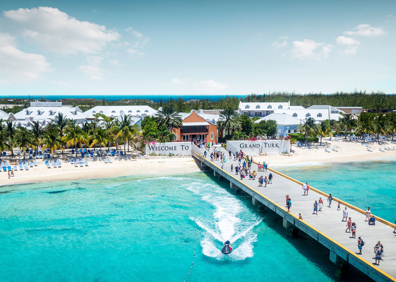 caraibi island grand.turk crociera msc meraviglia nave