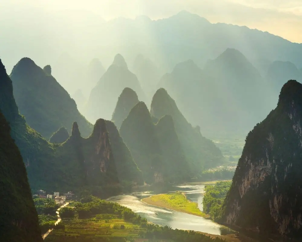 cina fiume li natura verde tour dream