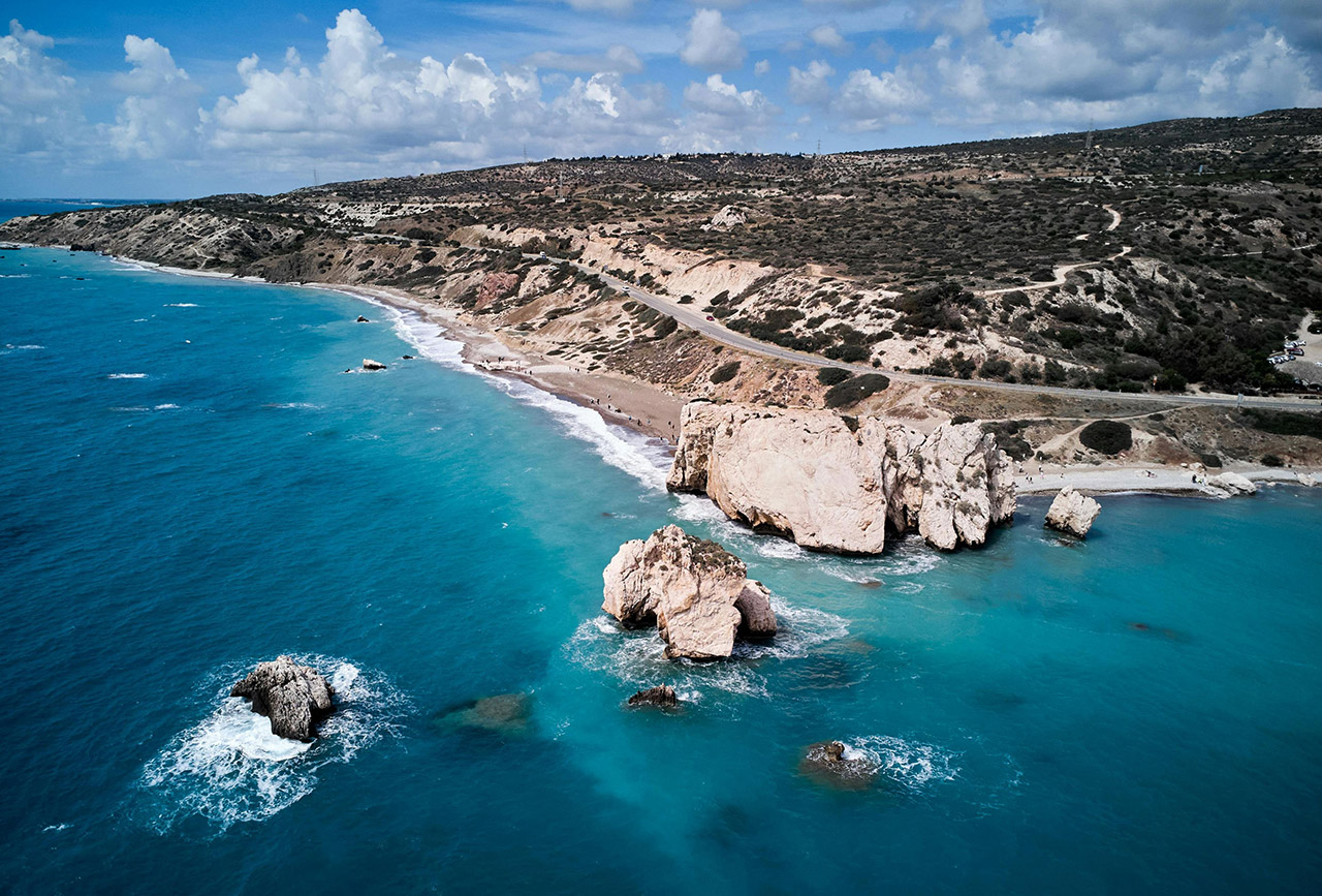 cipro petra tou romiou roccia di afrodite paphos