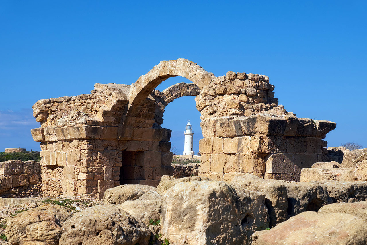 cipro rovine castello saranta kolones parco archeologico paphos