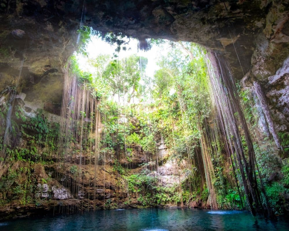 messico cenote ik kil piscina naturale maya chichen itza yucatan