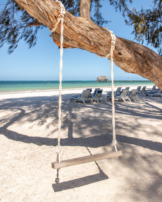 zanzibar tanzania valtur resort beach altalena kiwengwa