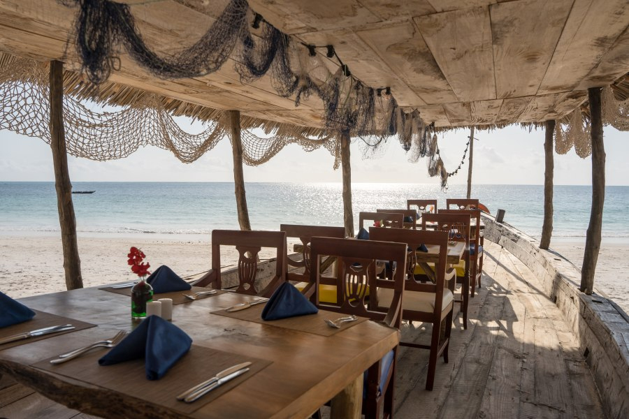 zanzibar tanzania valtur resort beach restaurant kiwengwa
