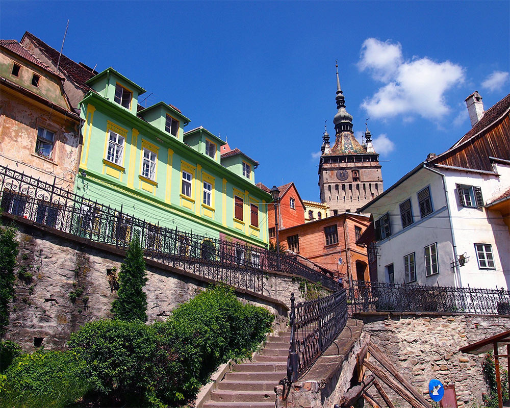 cittadella medievale sighisoara transilvania romania halloween