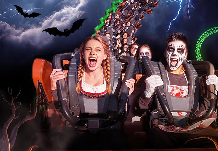 halloween gardaland montagne russe