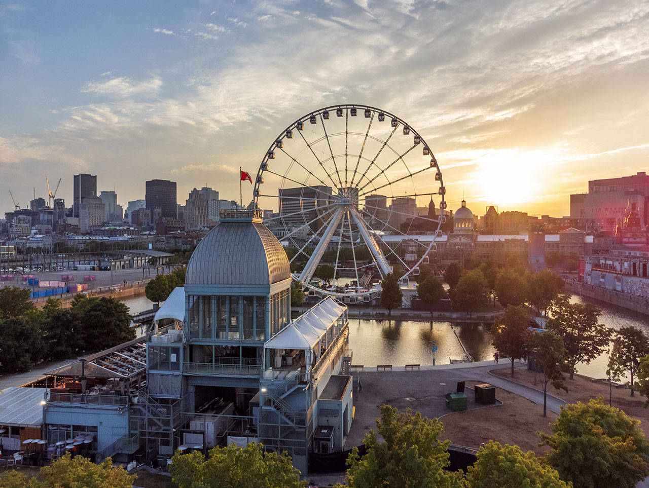 viaggio di nozze canada quebec grande roue de montreal ruota panoramica
