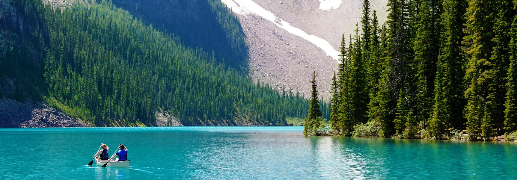 viaggio di nozze tour canada lake canoa lago moraine