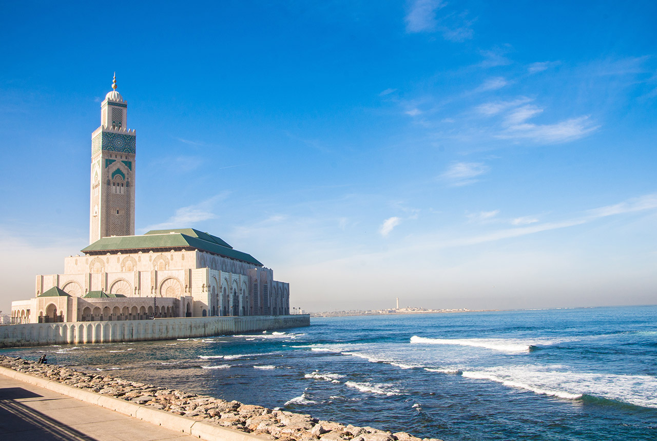 viaggio marocco citta imperiali casablanca moschea