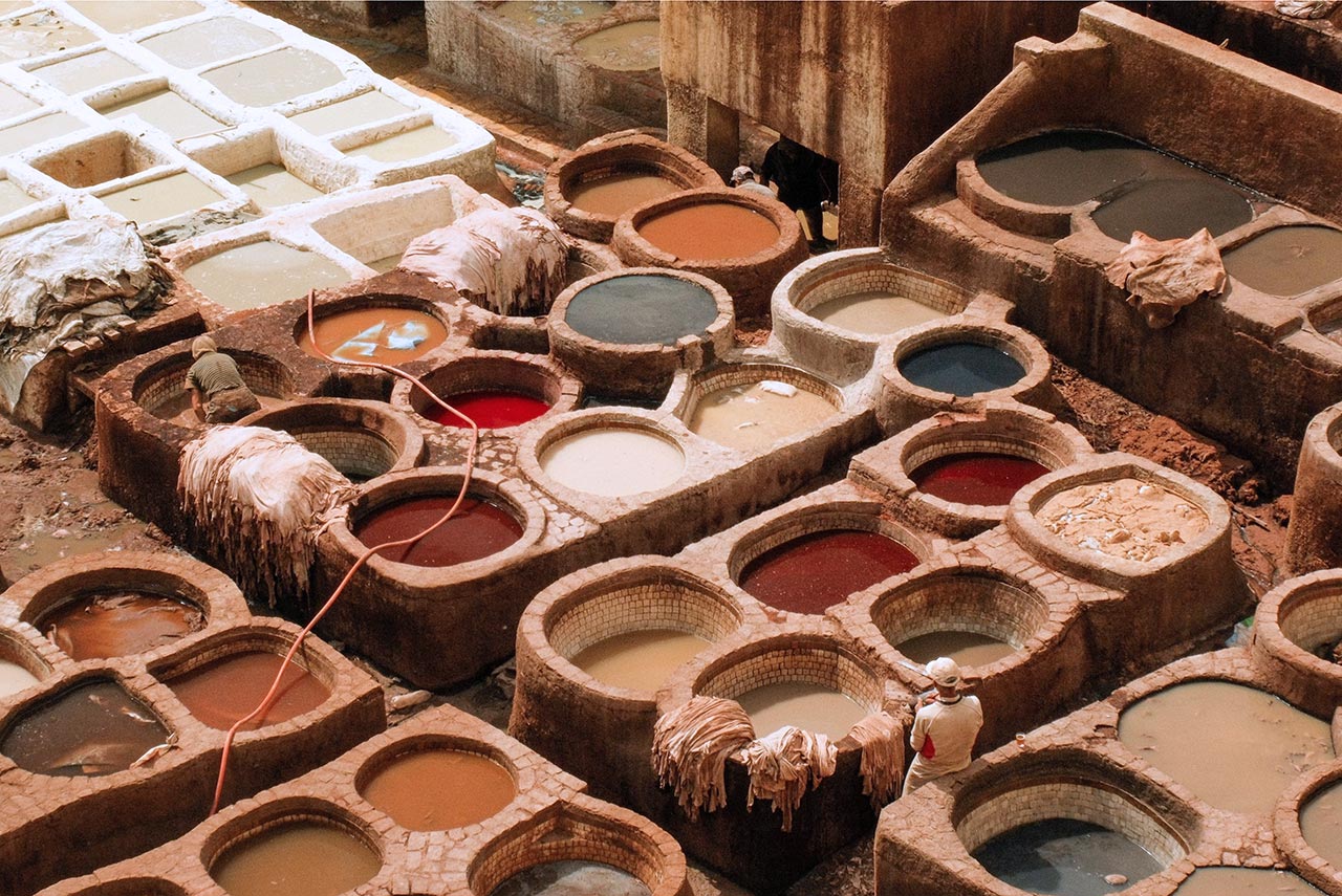viaggio marocco citta imperiali fes concerie chouara
