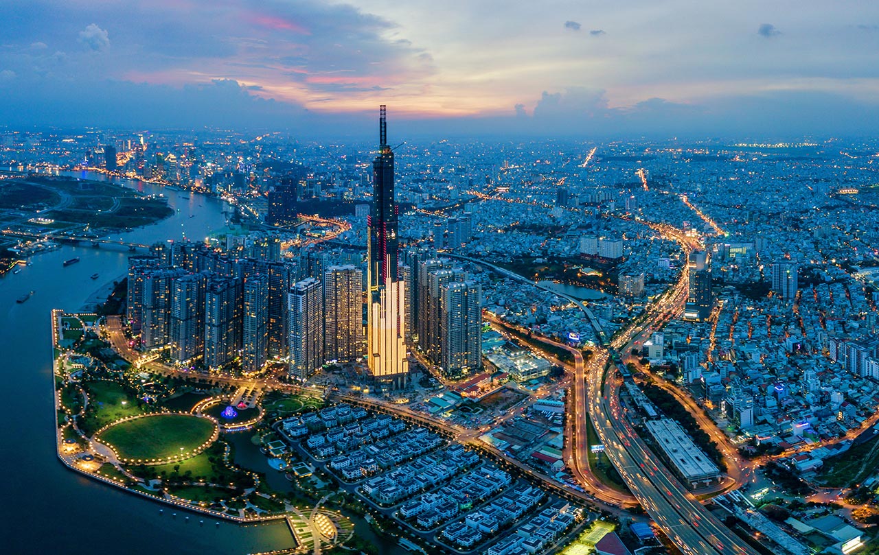 viaggio vietnam saigon vista dallalto grattacielo landmark 81
