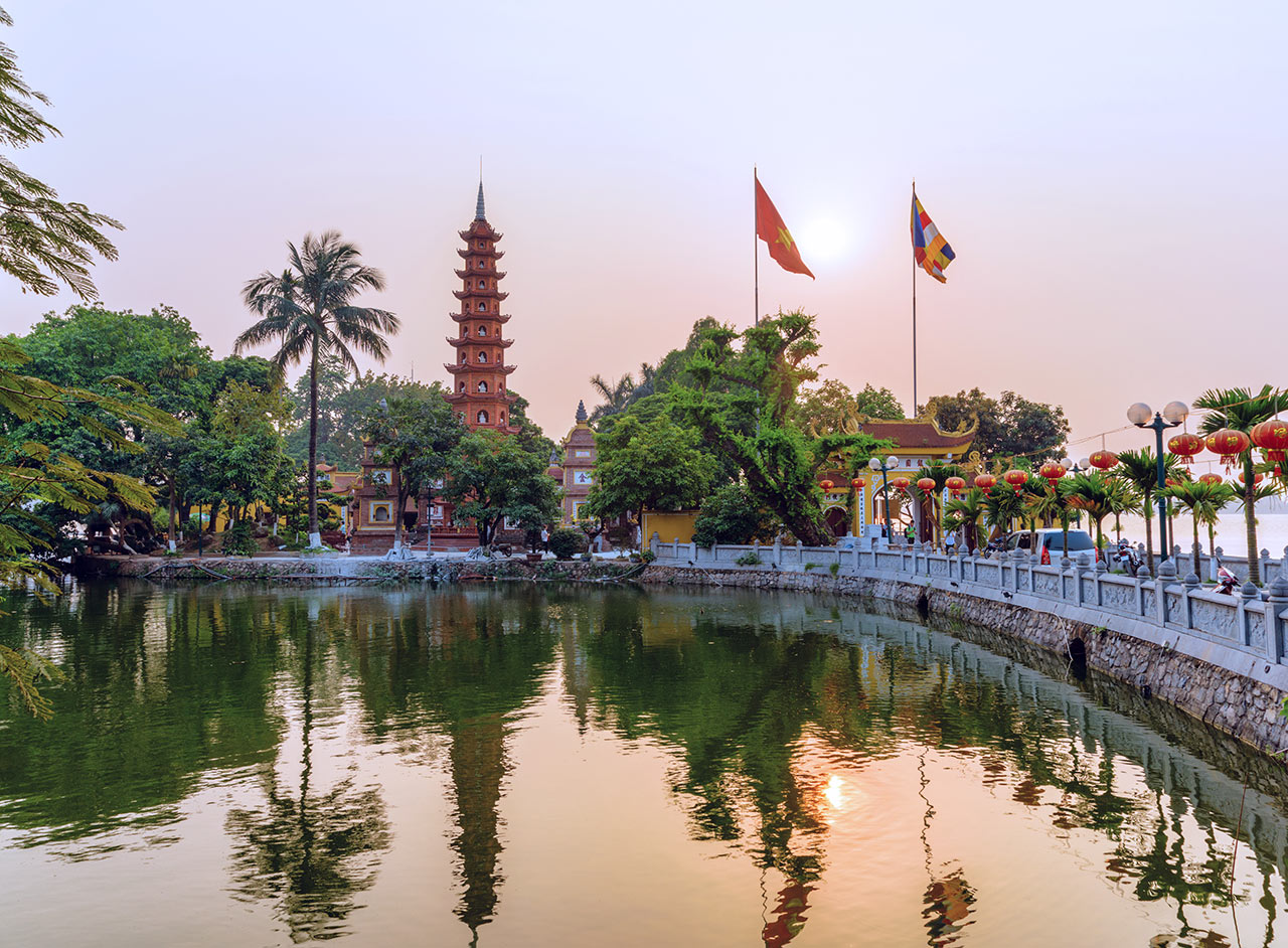 vietnam pagoda di tran quoc tempio buddista hanoi