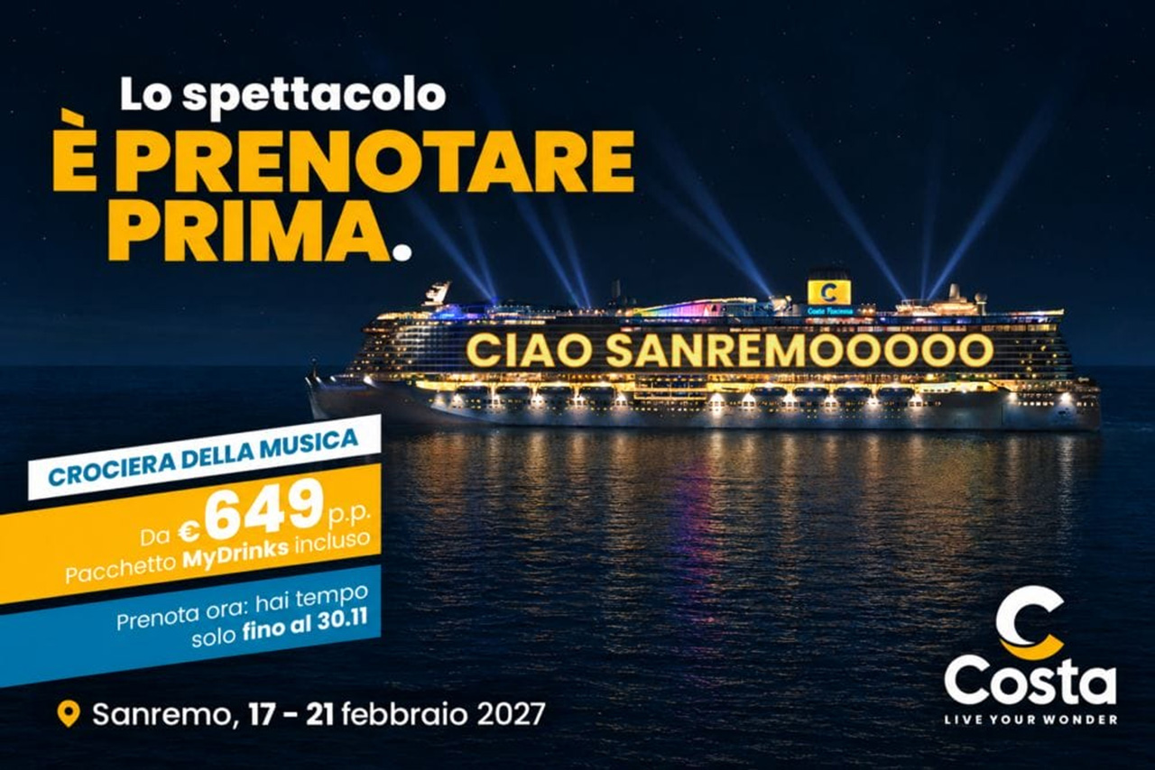costa crociera festival sanremo 2027
